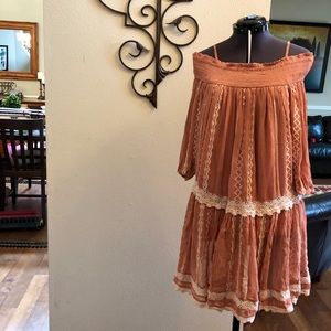 Anthropologie strapless dress by Floreat PXS